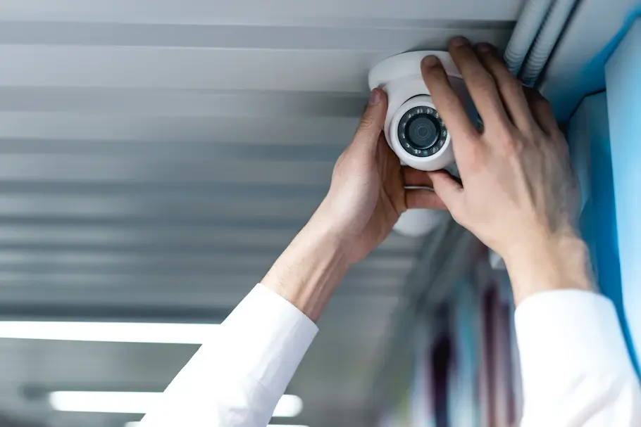 office security camera installation